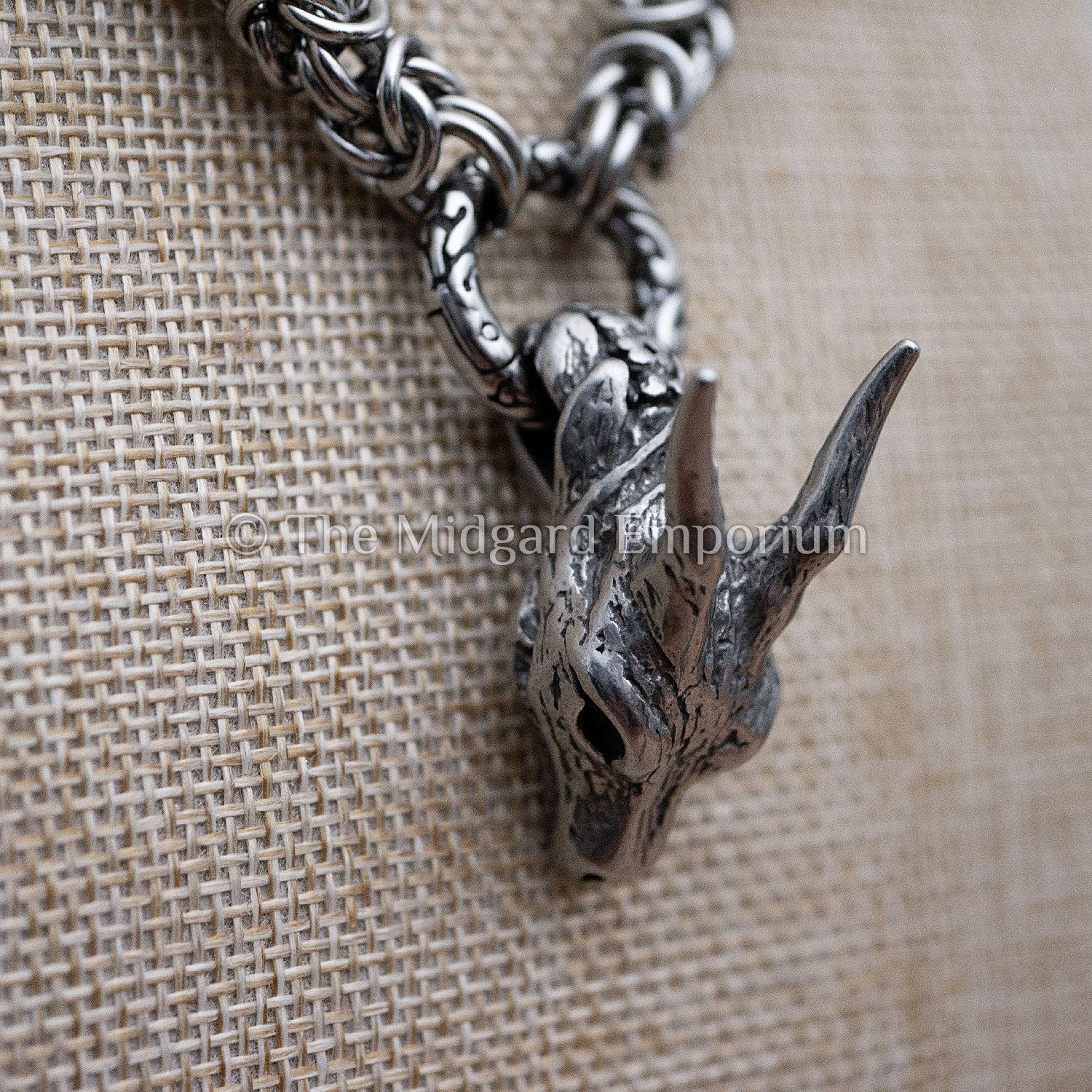 8mm King Chain Dragon Necklace