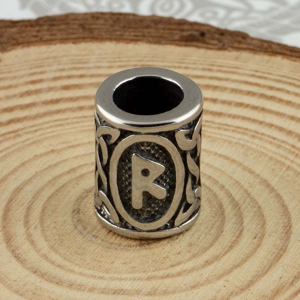 Viking Norse Futhark Rune Stainless Steel Beads - The Midgard Emporium