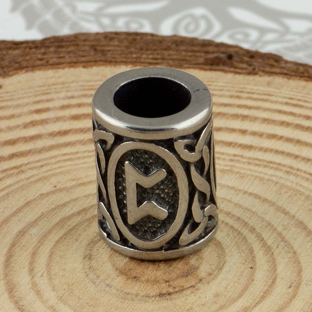 Viking Norse Futhark Rune Stainless Steel Beads - The Midgard Emporium