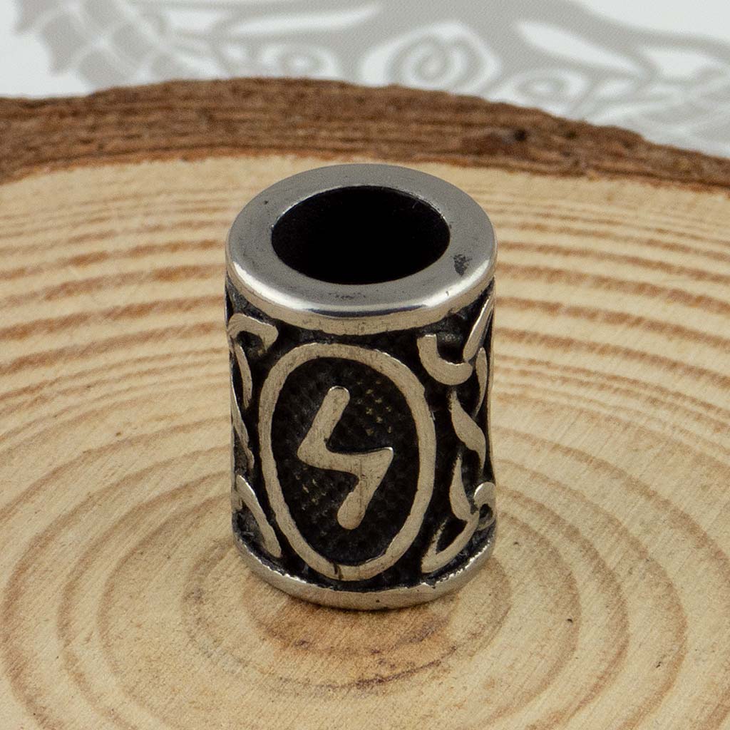 Viking Norse Futhark Rune Stainless Steel Beads - The Midgard Emporium