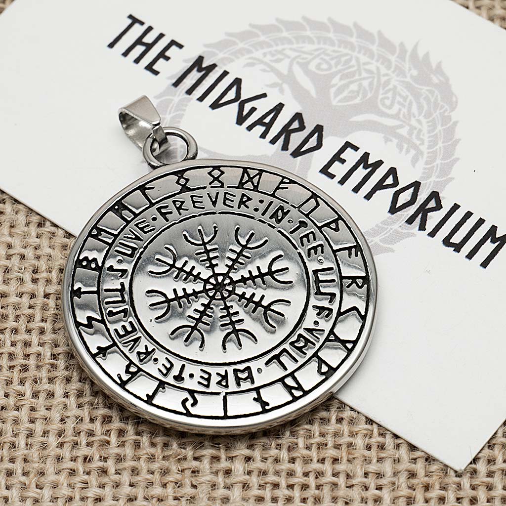 Stainless Steel Fenrir Necklace - The Midgard Emporium