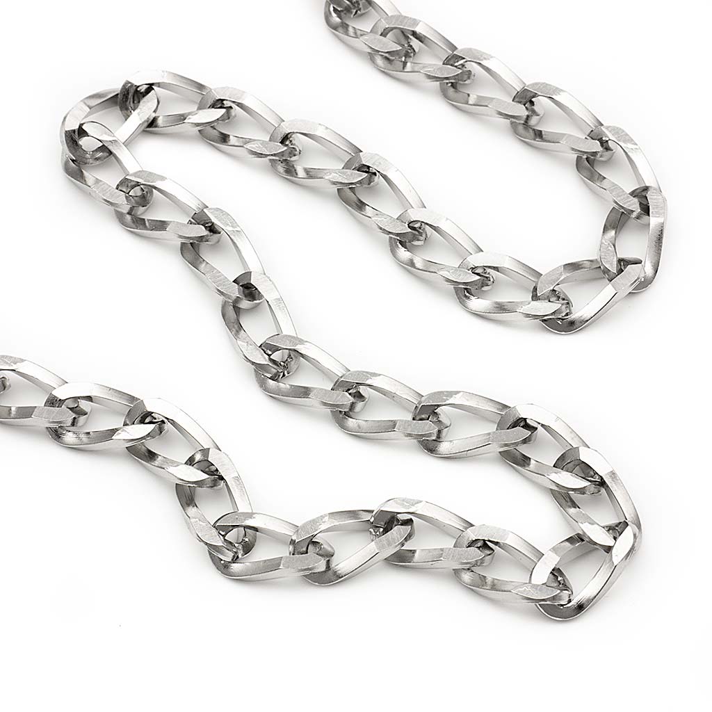 5.7mm Stainless Steel Curb Chain Necklace