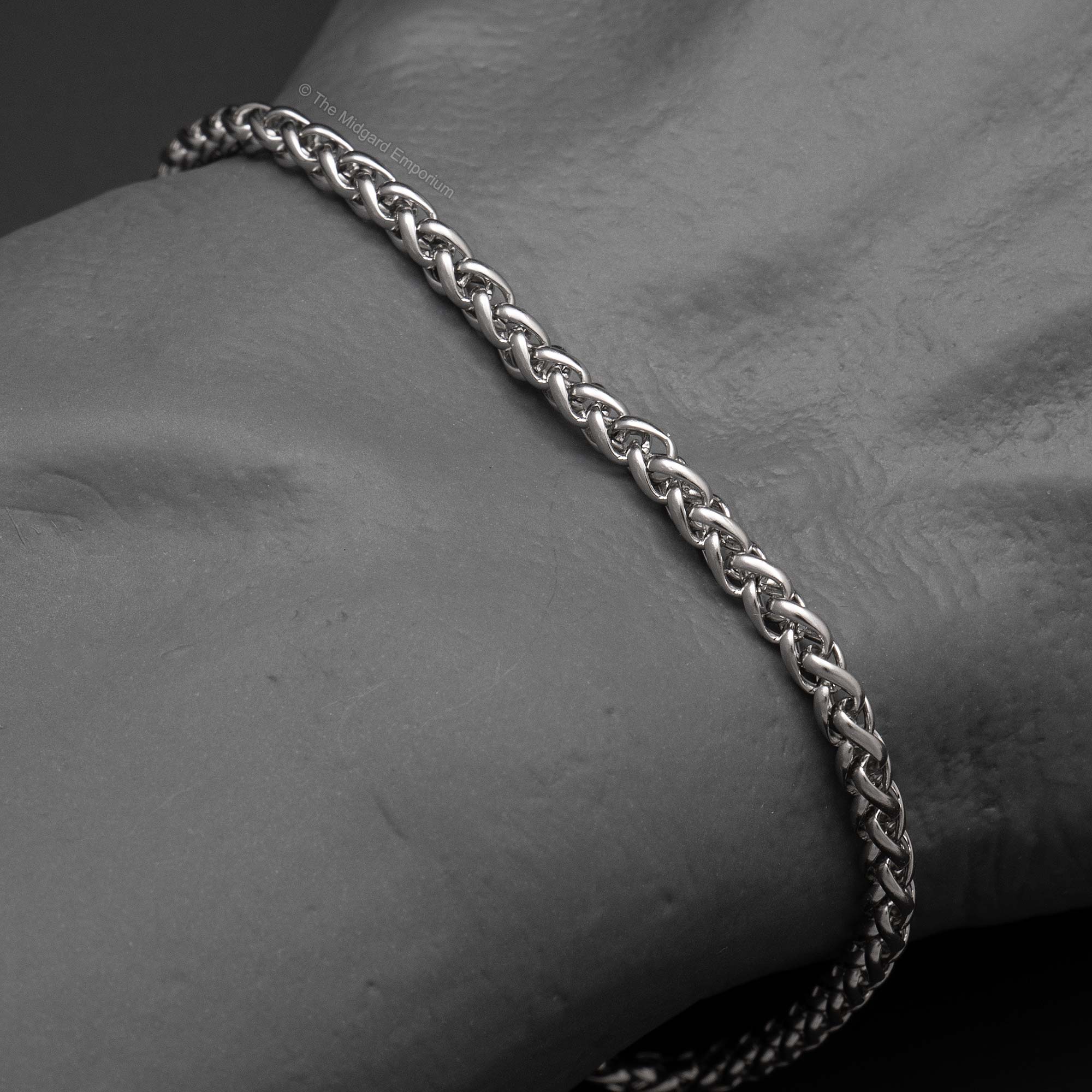 Stainless Steel Wheat Chain Bracelet