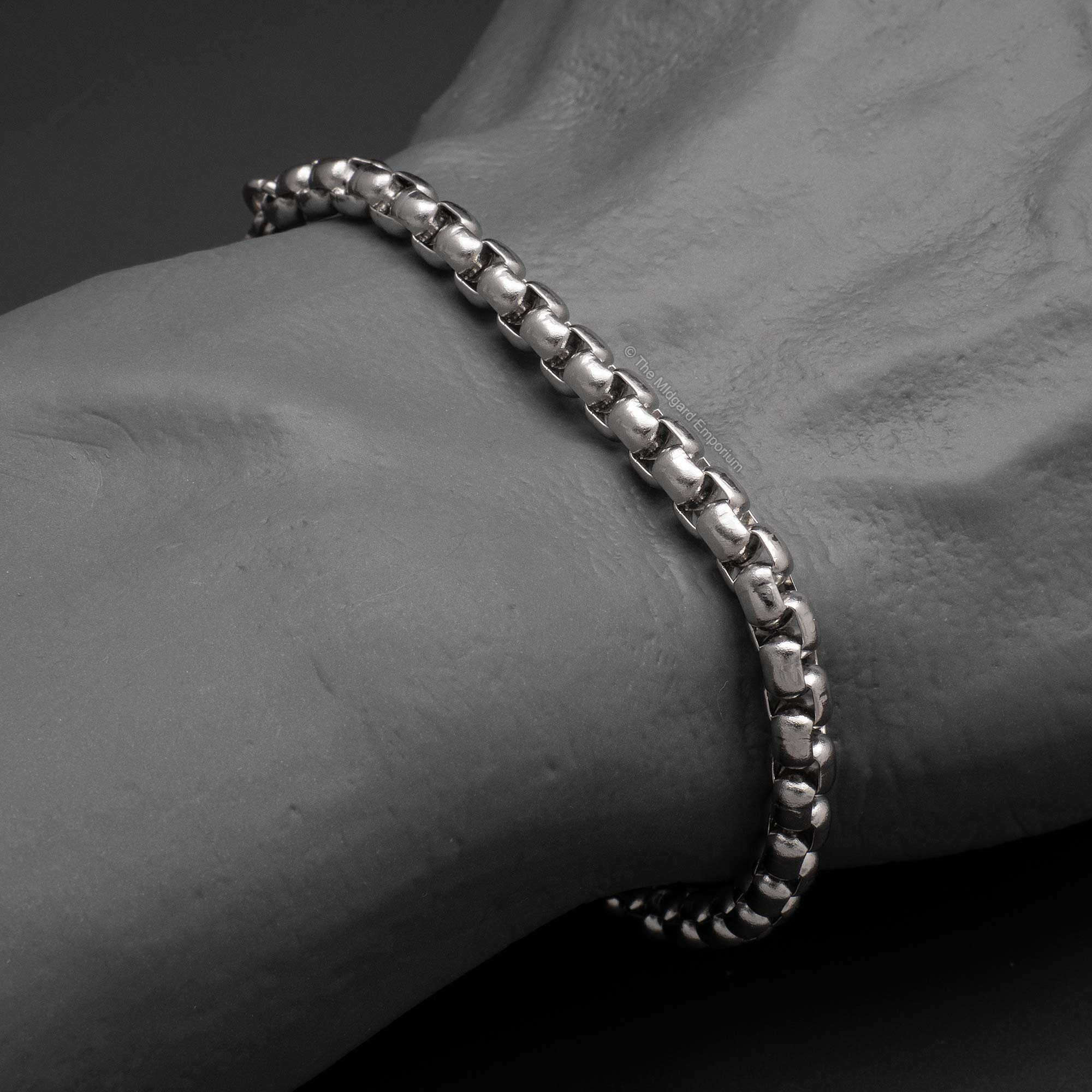 Box Chain Bracelet Stainless Steel