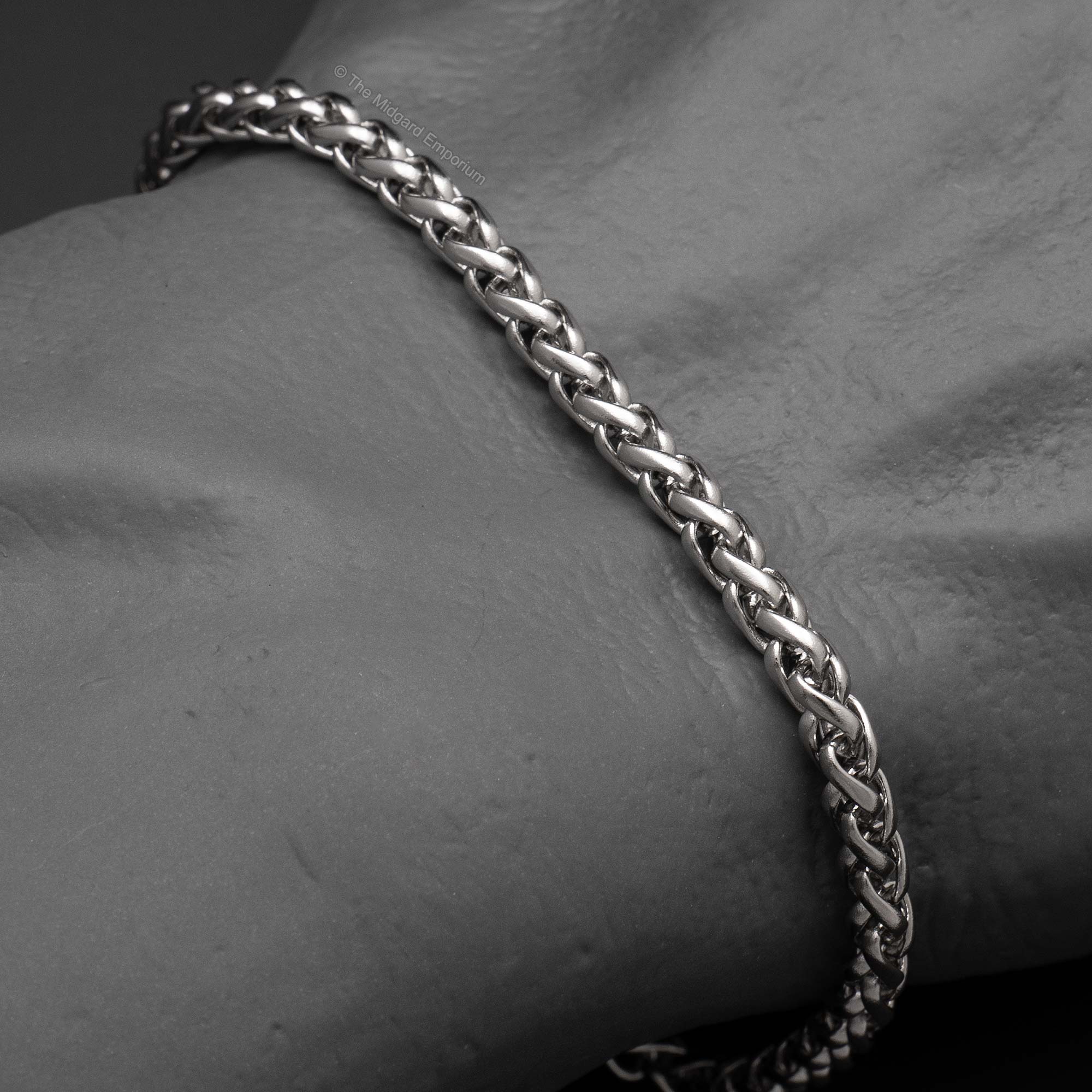 Stainless Steel Wheat Chain Bracelet