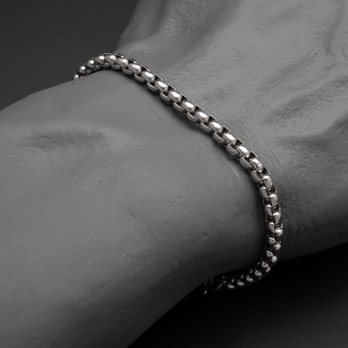 Box Chain Bracelet Stainless Steel