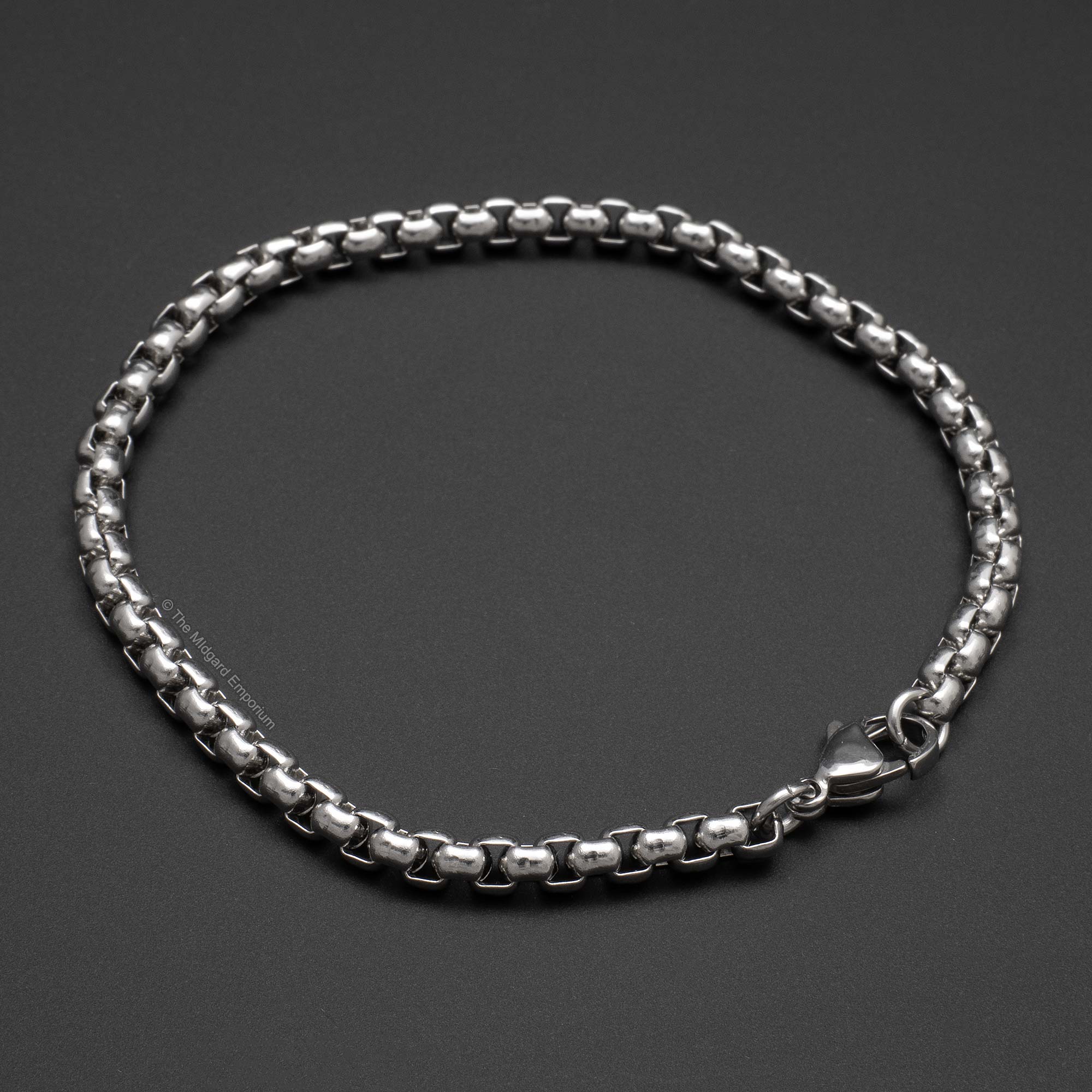 Box Chain Bracelet Stainless Steel