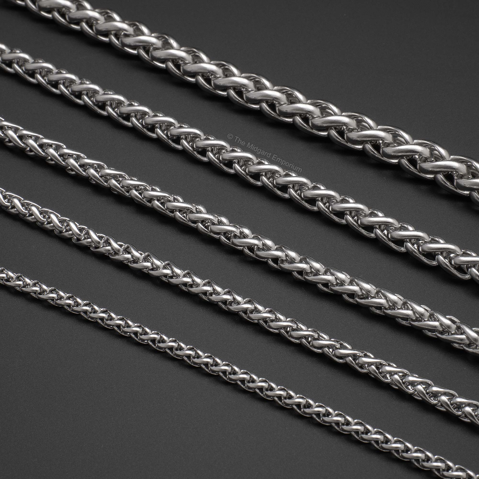 Stainless Steel Wheat Chain Necklaces - The Midgard Emporium