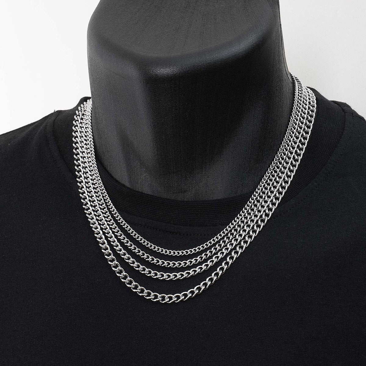 Stainless Steel Curb Chain Necklace - The Midgard Emporium