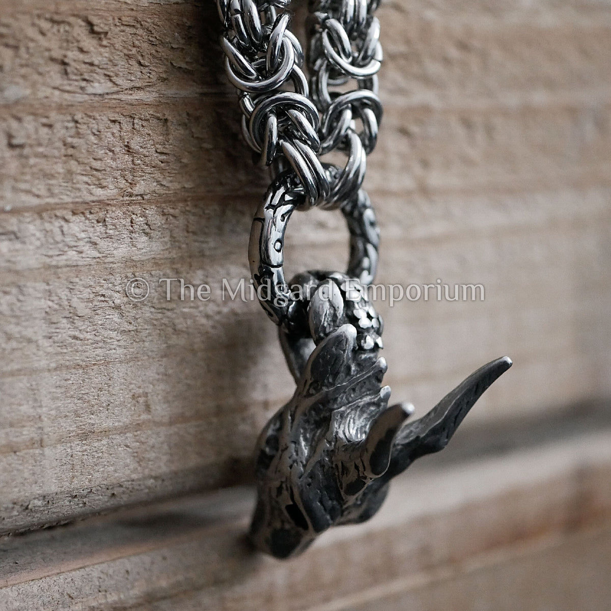 8mm King Chain Dragon Necklace