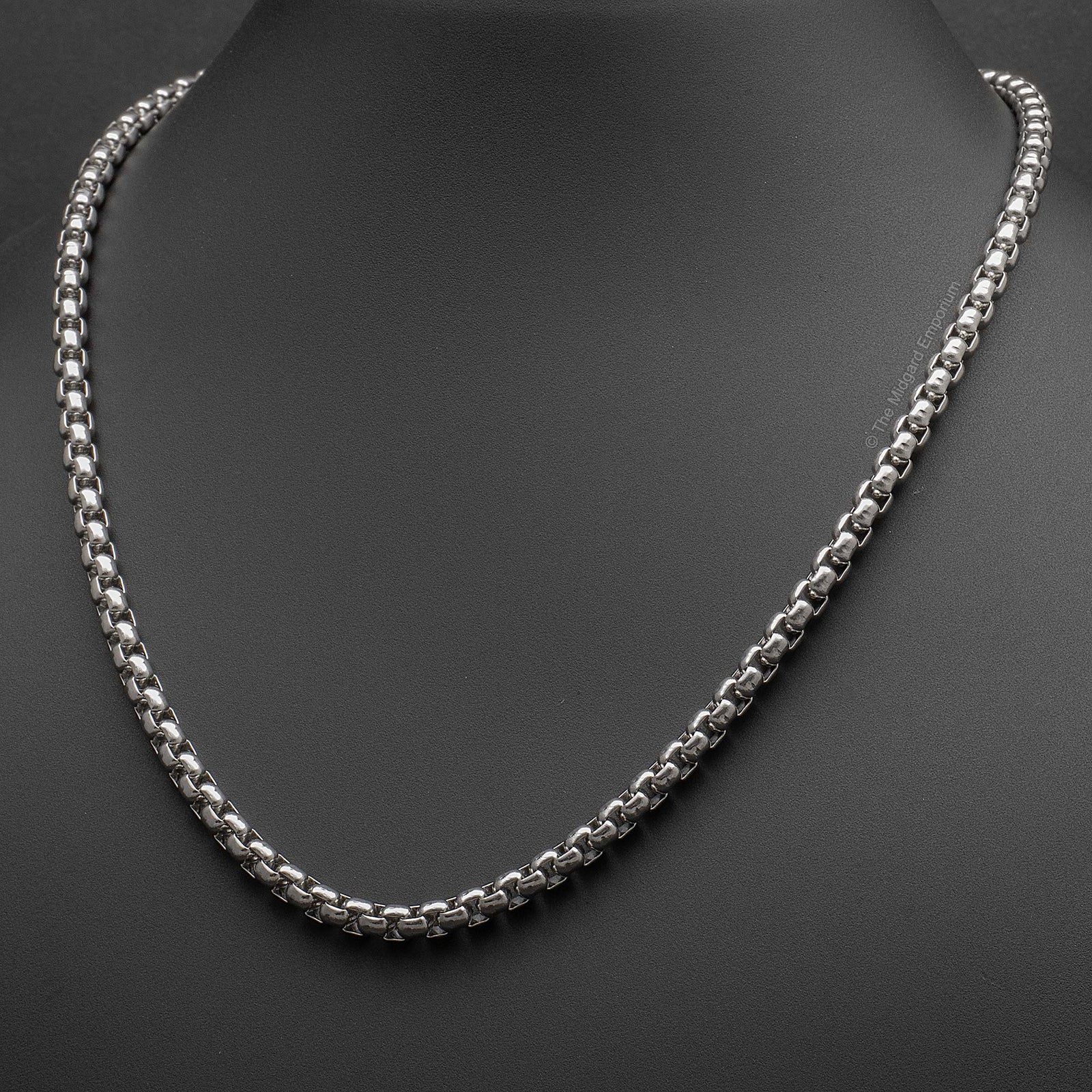 Stainless Steel Box Chain Necklace - The Midgard Emporium