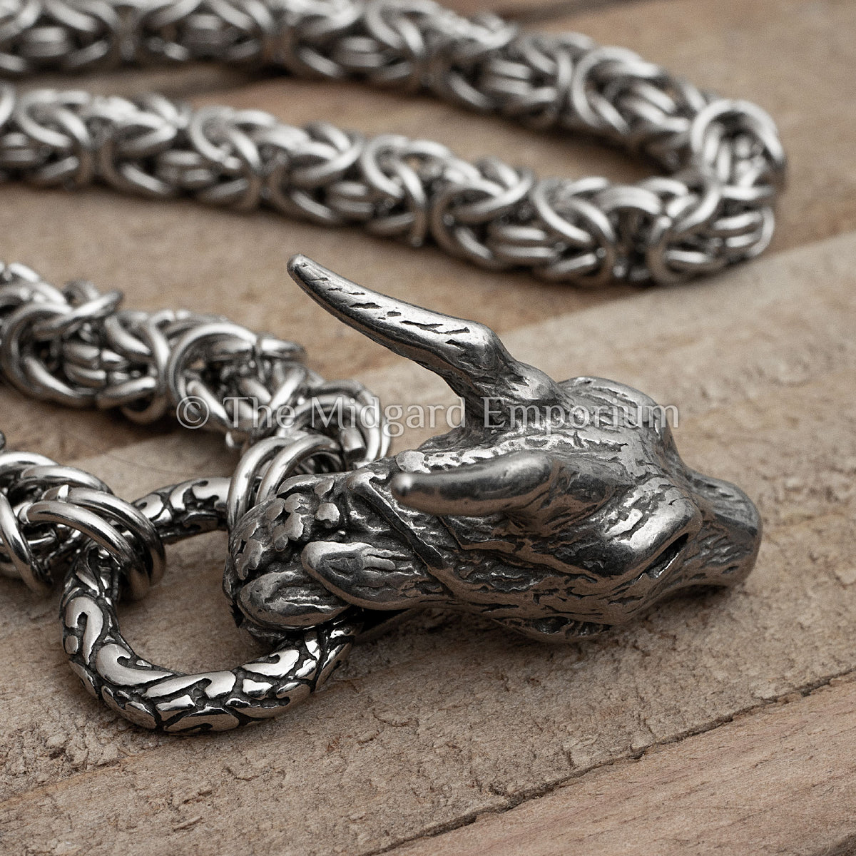 8mm King Chain Dragon Necklace