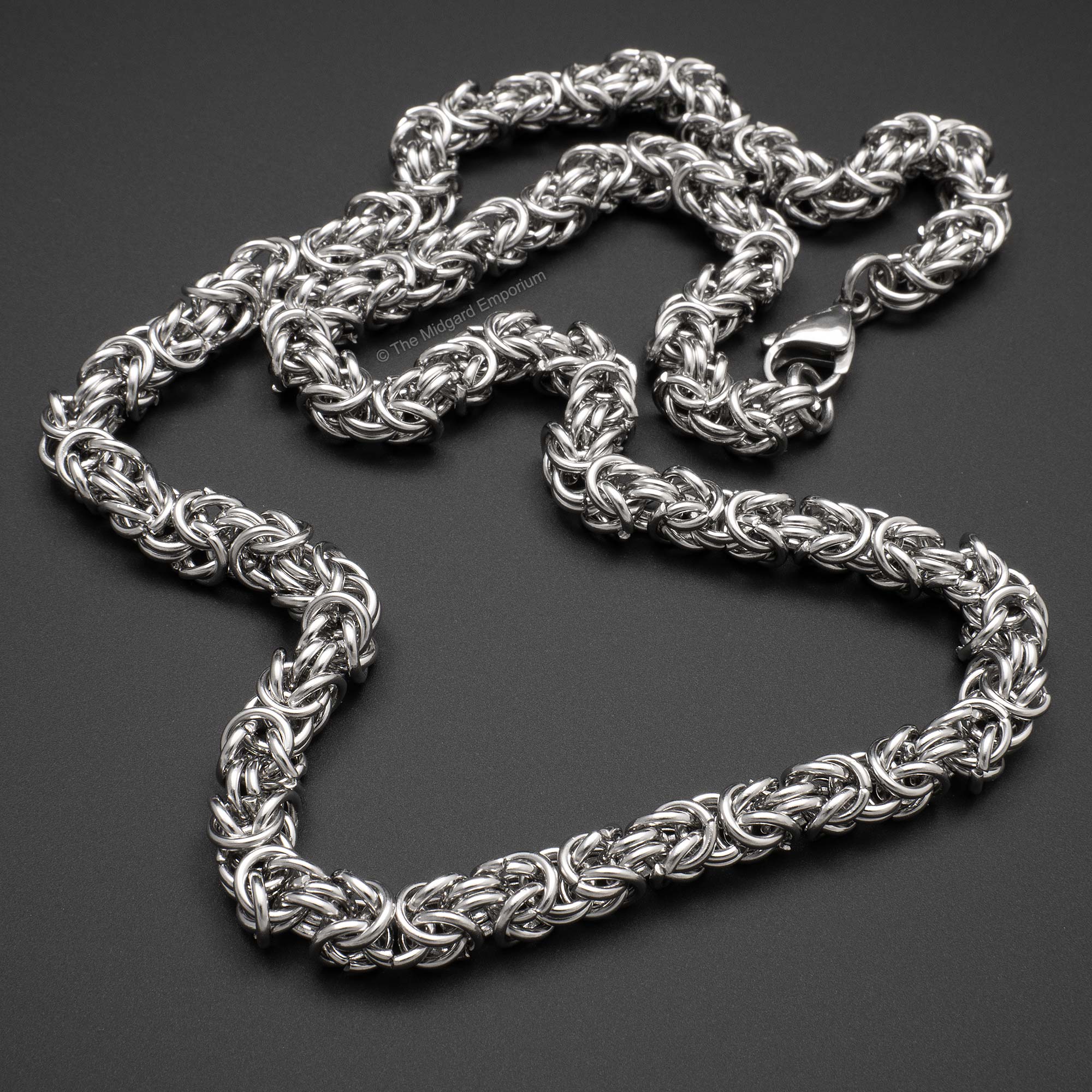 Stainless Steel King Chain Necklace - The Midgard Emporium