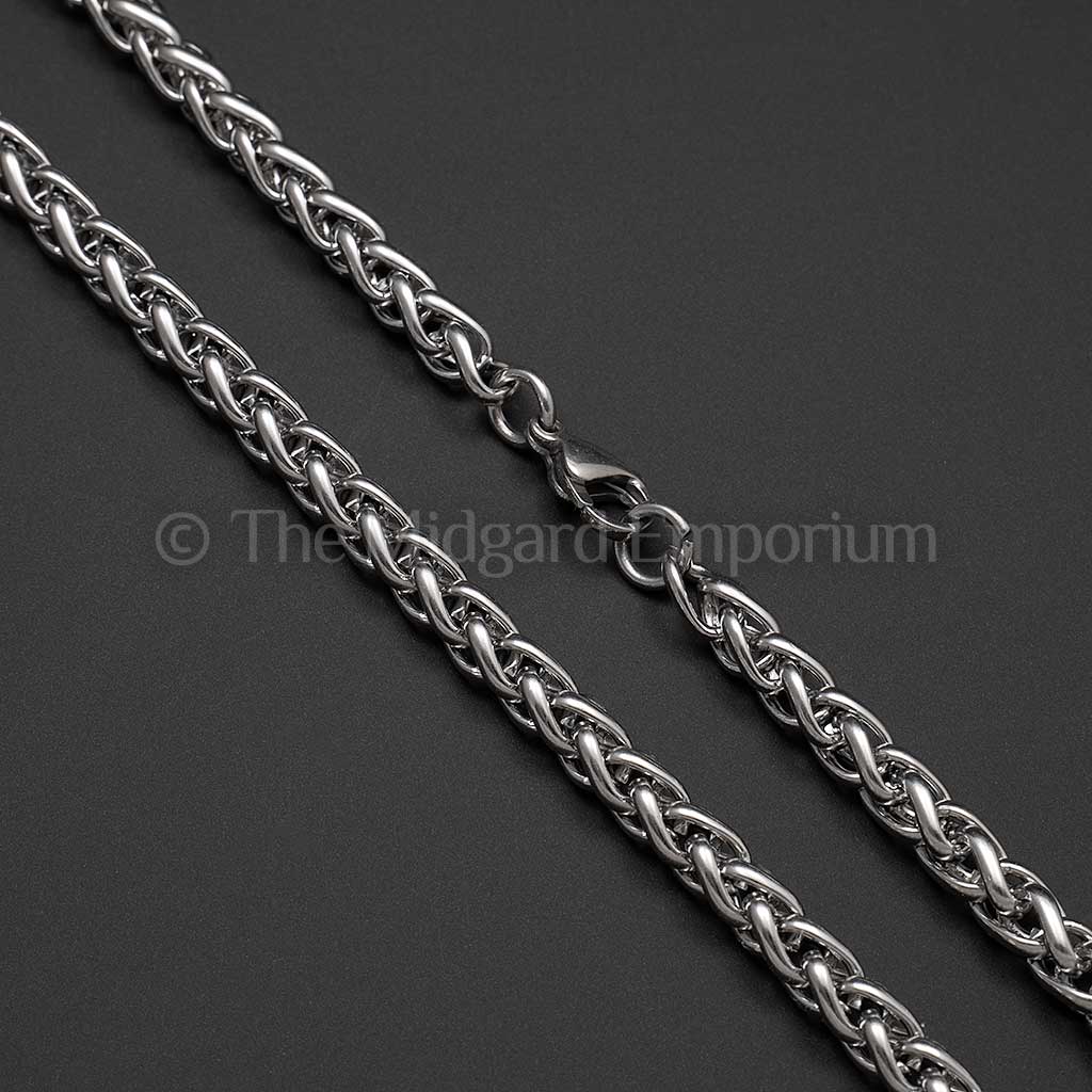 5.5mm Wheat Chain Necklace Stainless Steel