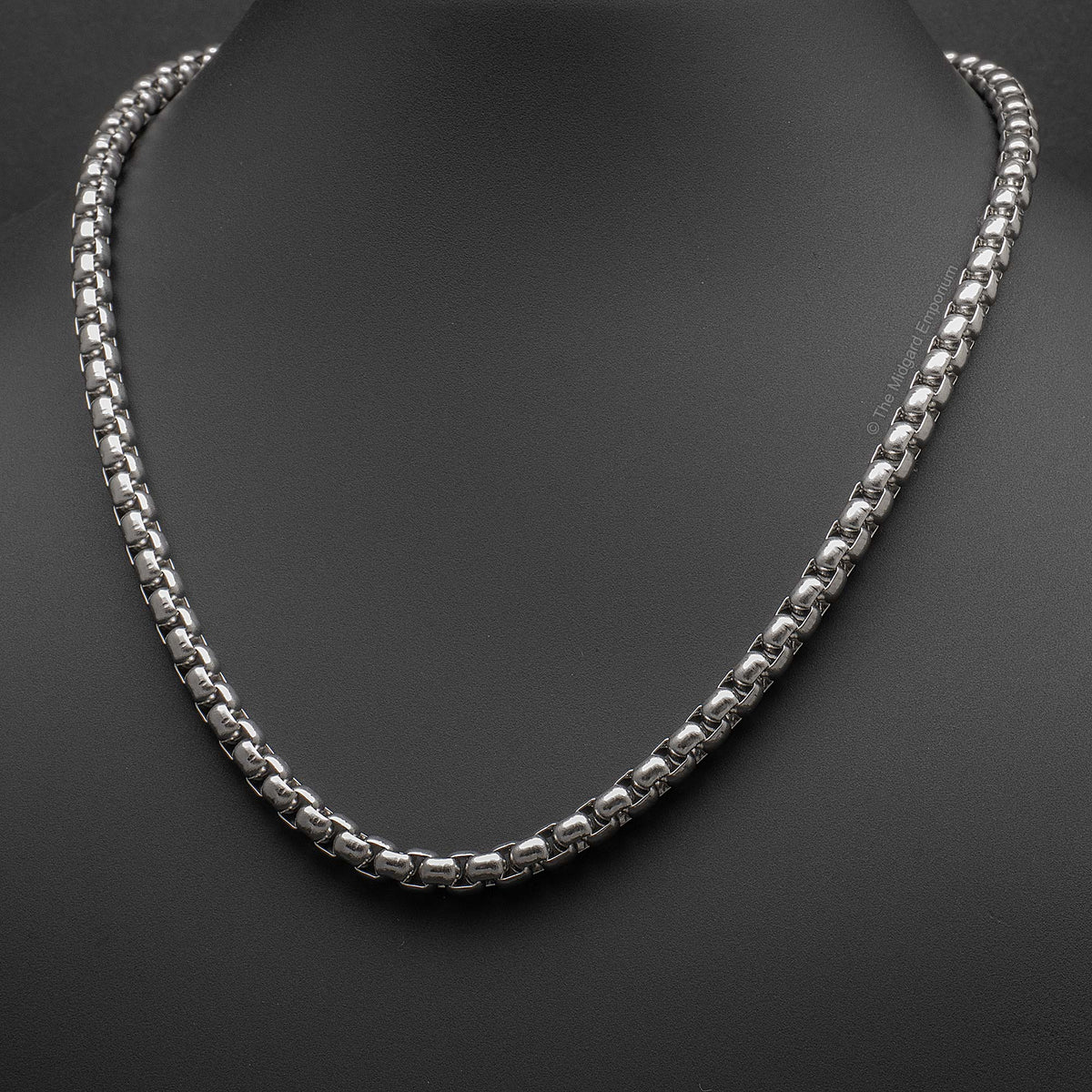 Stainless Steel Box Chain Necklace - The Midgard Emporium