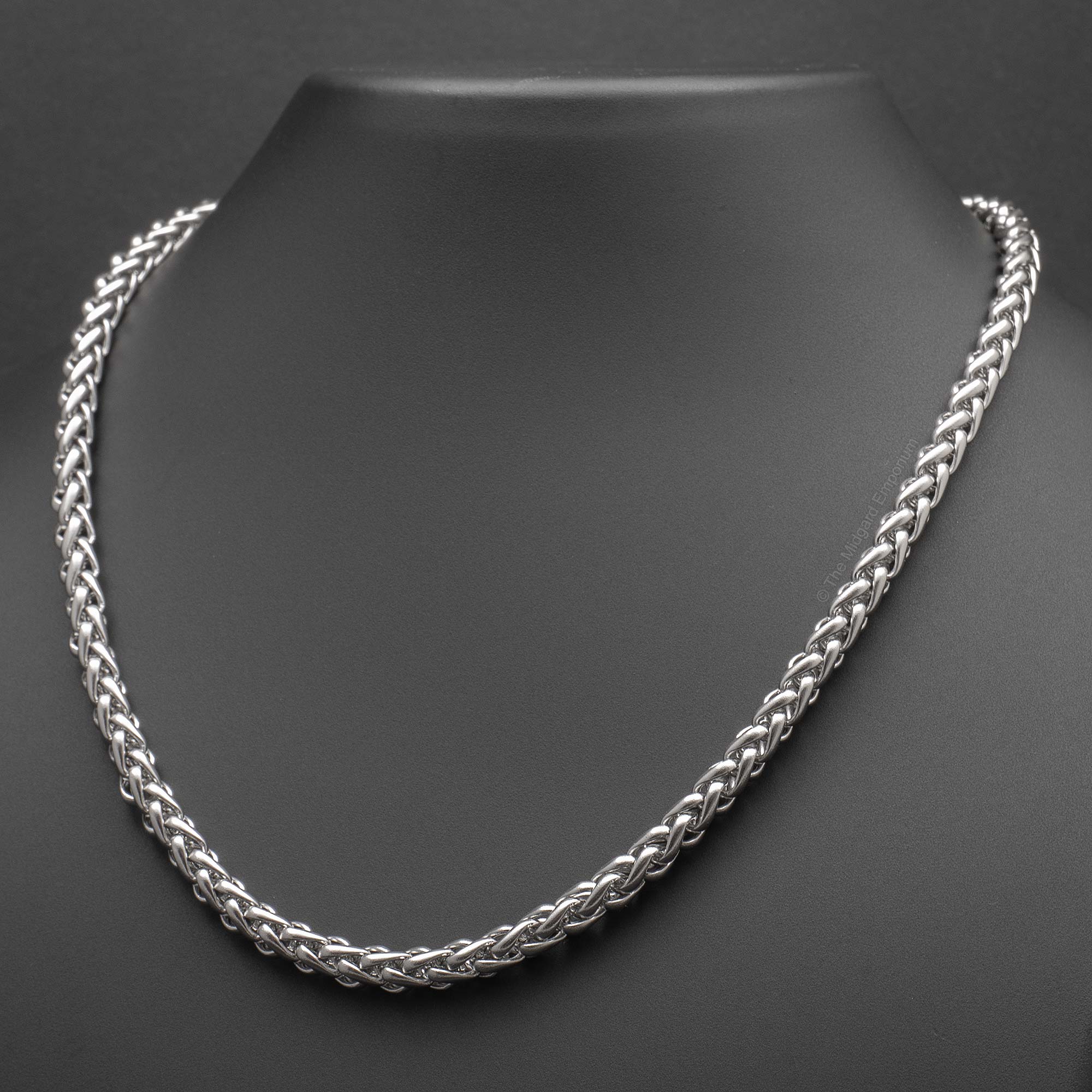 14K Yellow Gold 1.8mm Wheat Chain Necklace - 18 inches