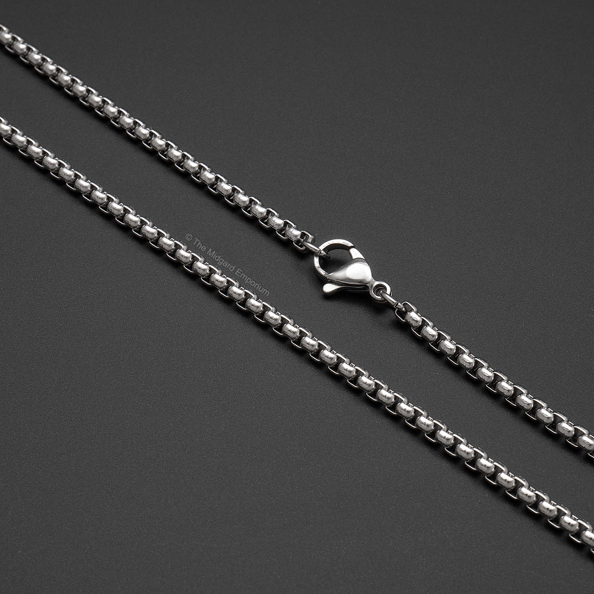 Stainless Steel Box Chain Necklace - The Midgard Emporium