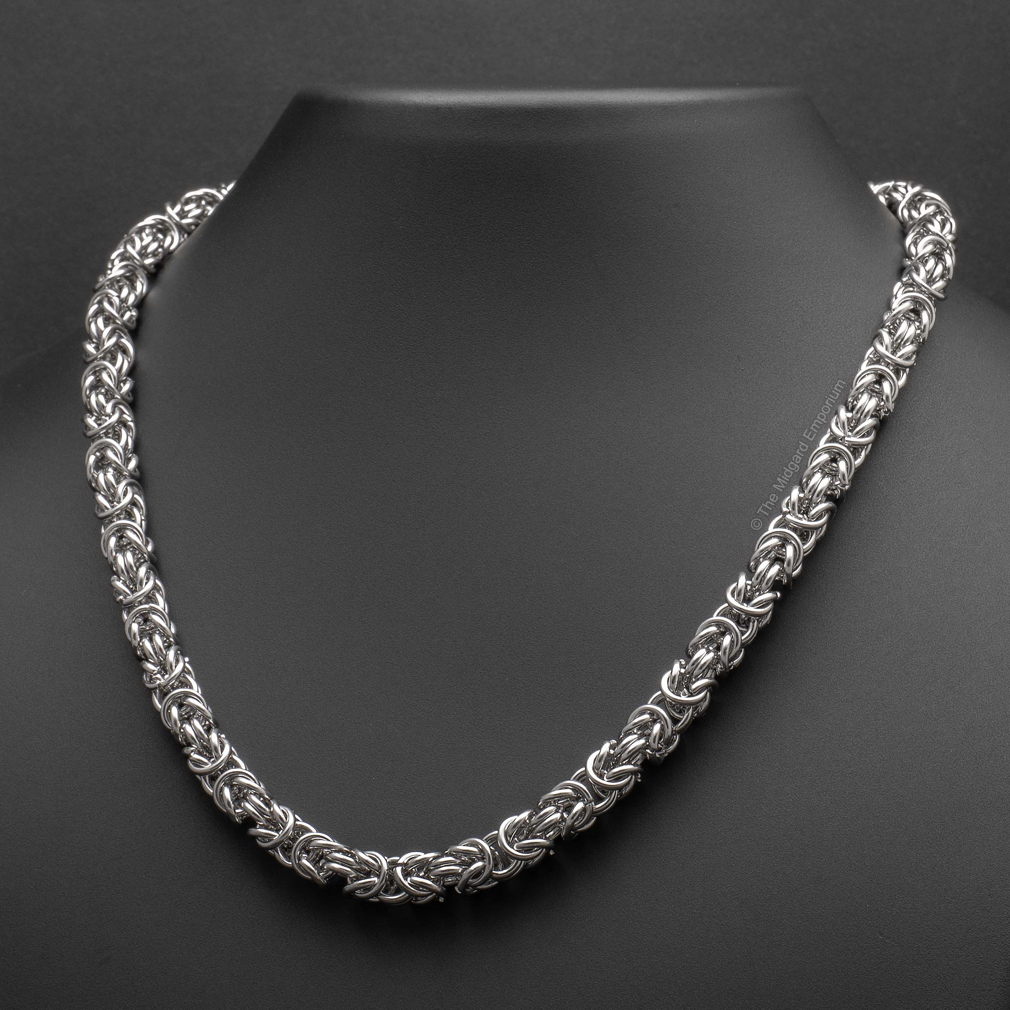 6mm Stainless Steel King Chain Necklace - The Midgard Emporium