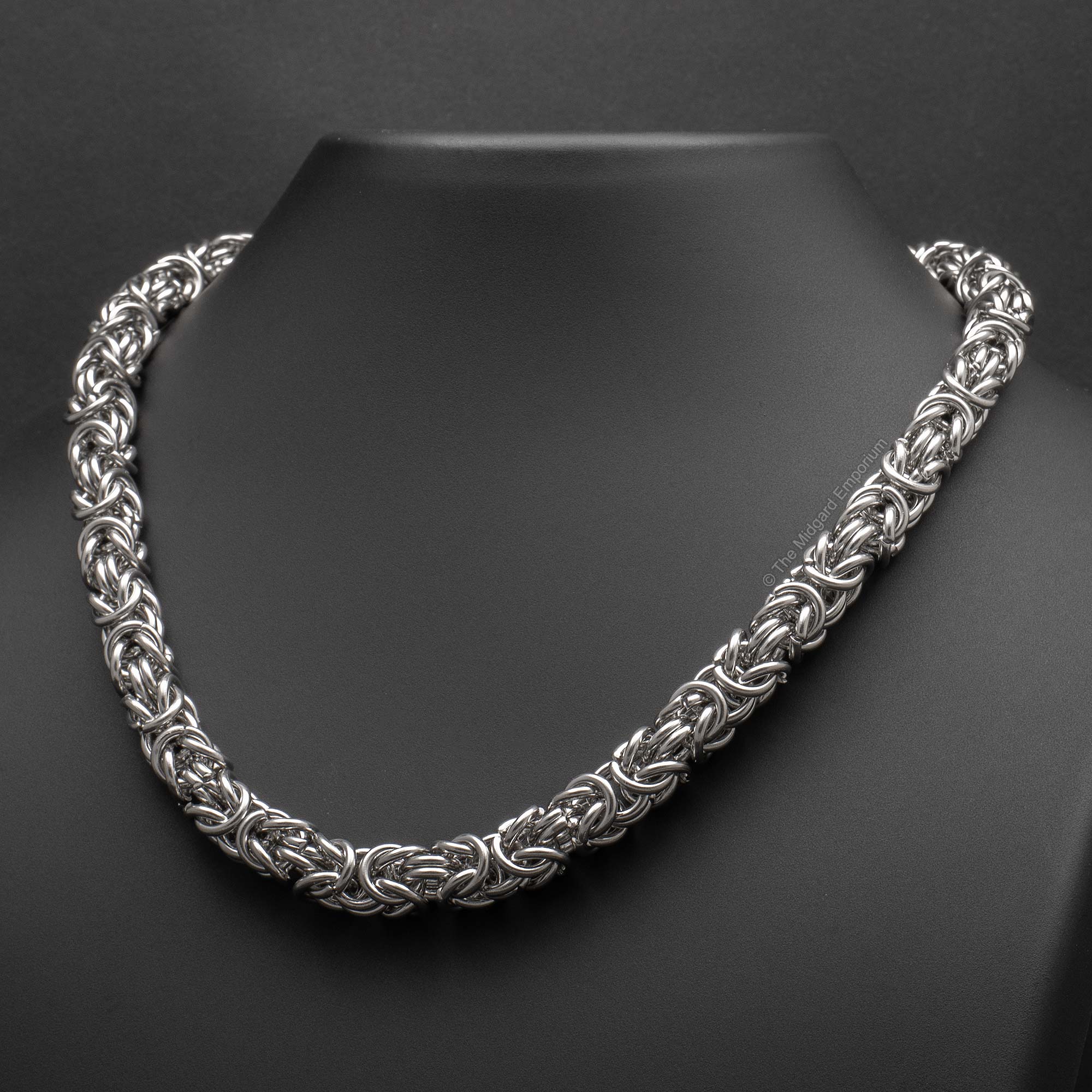 8mm Stainless Steel King Chain Necklace - The Midgard Emporium