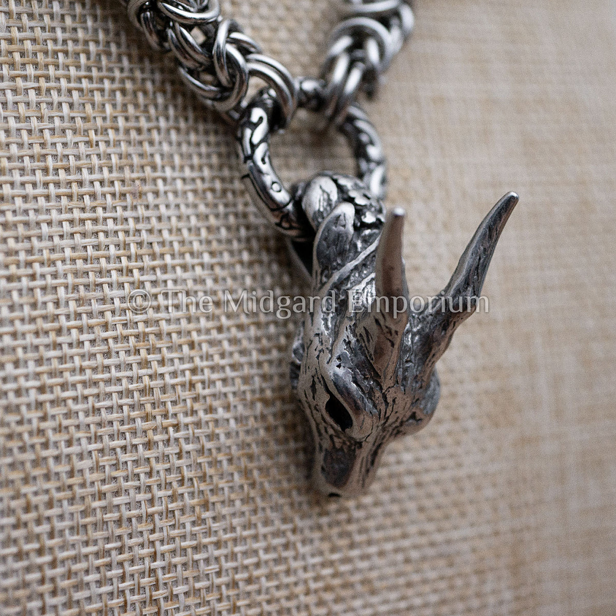 8mm King Chain Dragon Necklace