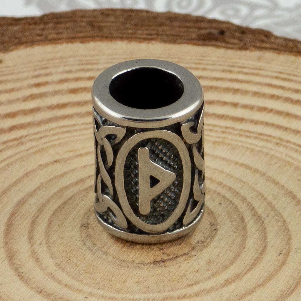 Viking Norse Futhark Rune Stainless Steel Beads - The Midgard Emporium