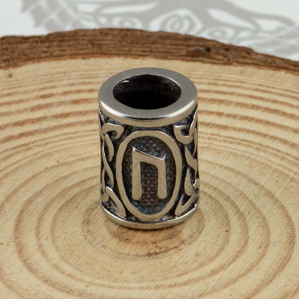 Viking Norse Futhark Rune Stainless Steel Beads - The Midgard Emporium