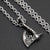 Stainless Steel Viking Axe Necklace
