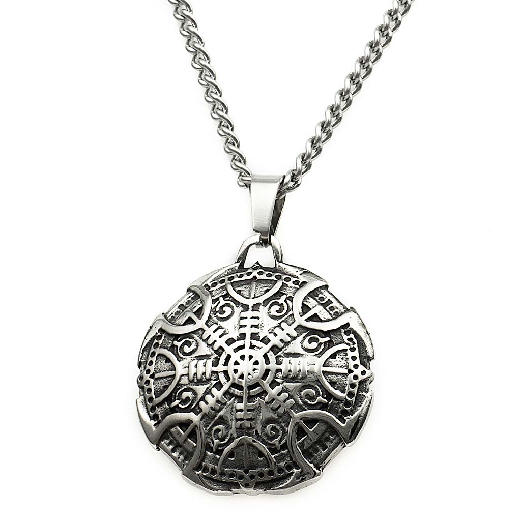 Helm of Awe Shields Necklace – Viking Oath
