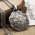 Stainless Steel Viking Helm of Awe Shield Necklace