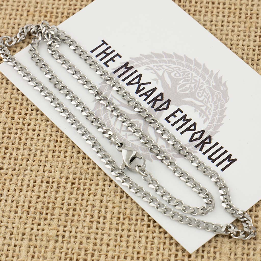 Stainless Steel Cuban Chain Necklace