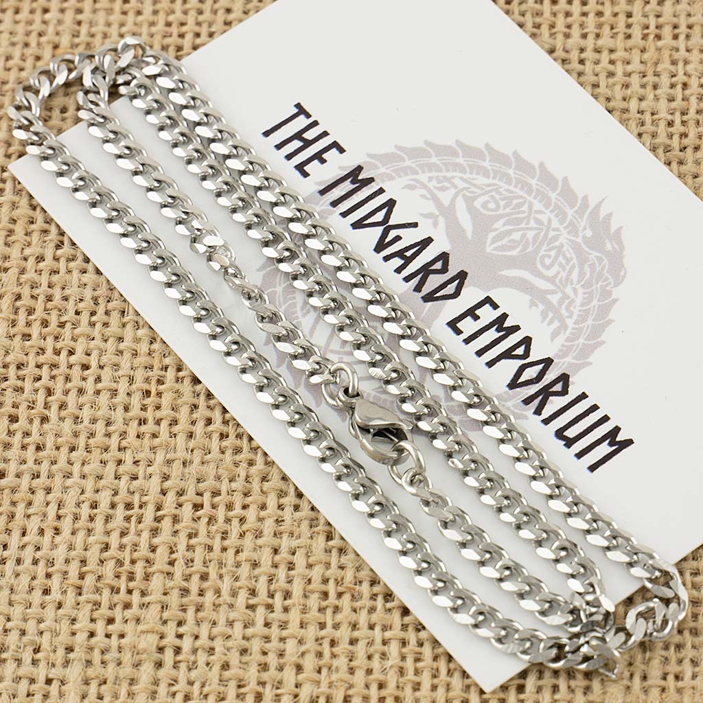 Stainless Steel Cuban Chain Necklace