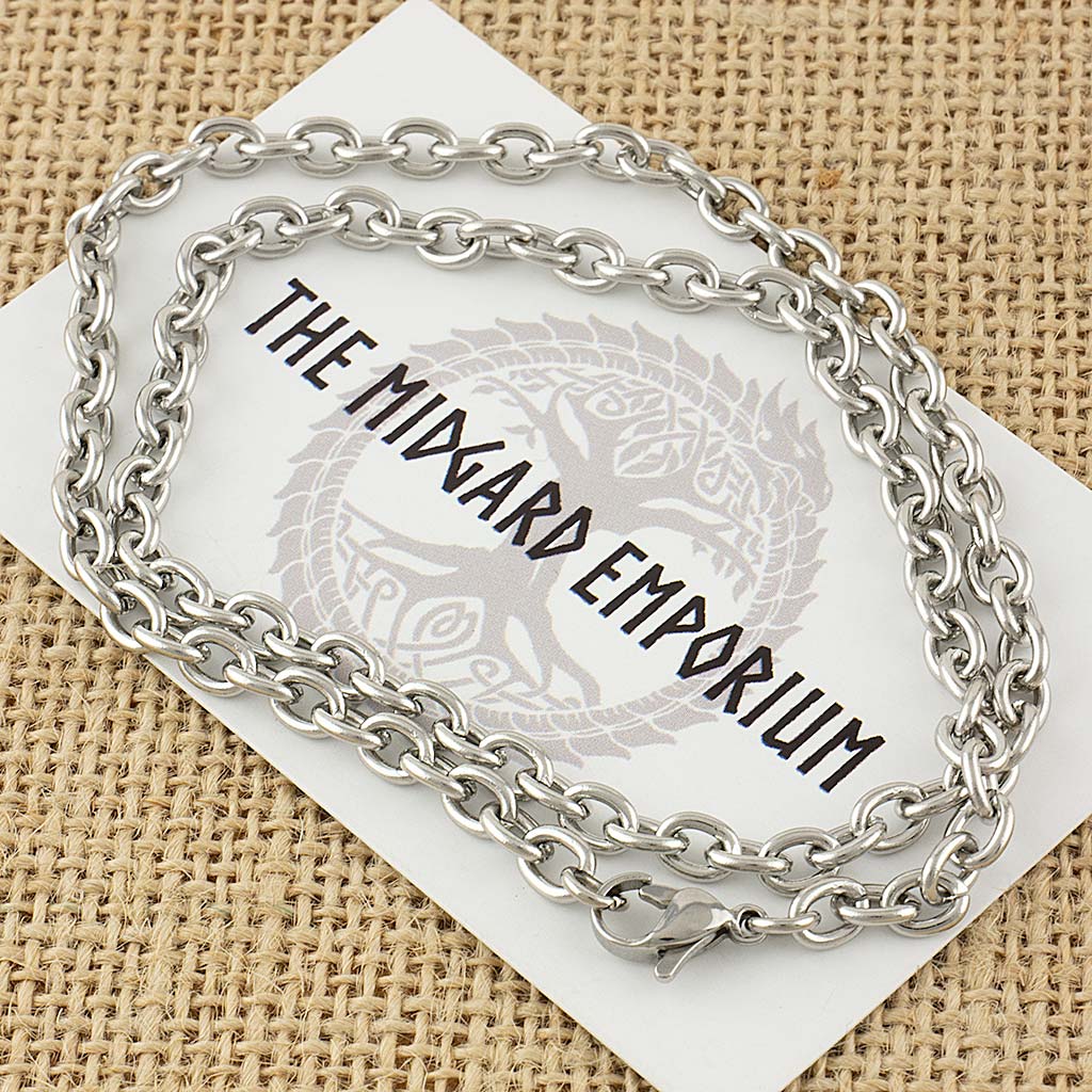 Stainless Steel Cable Chain Necklace