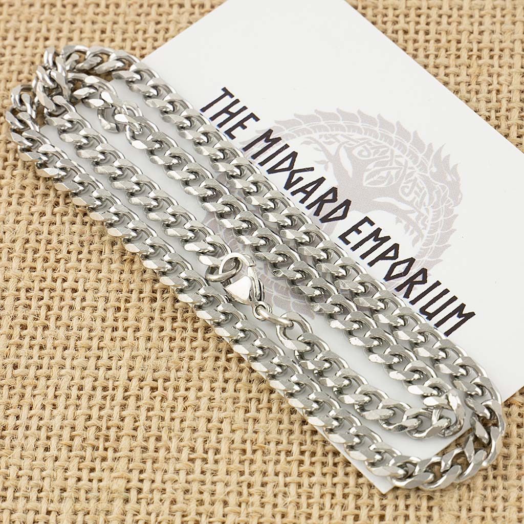 Stainless Steel Cuban Chain Necklace