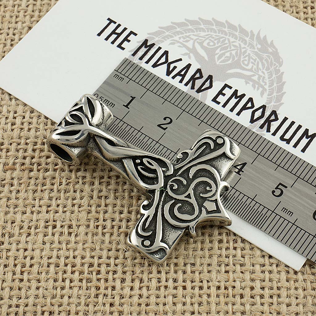 Stainless Steel Viking Thors Hammer Necklace - The Midgard Emporium