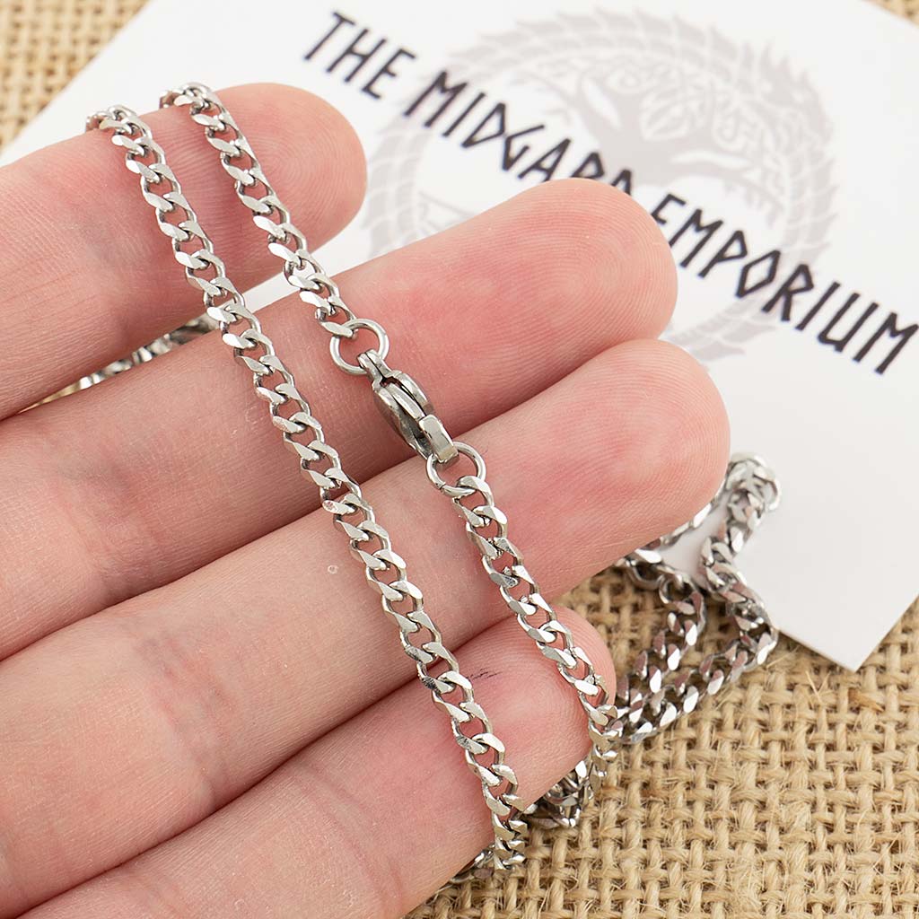 Stainless Steel Cuban Chain Necklace