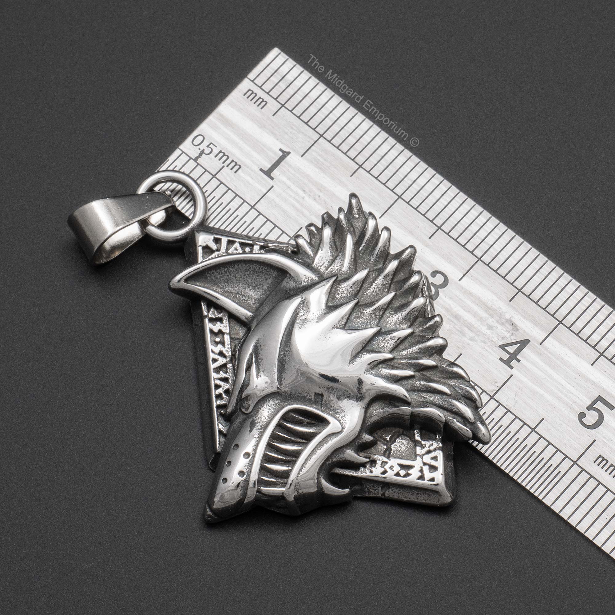 Stainless Steel Dire Wolf Necklace