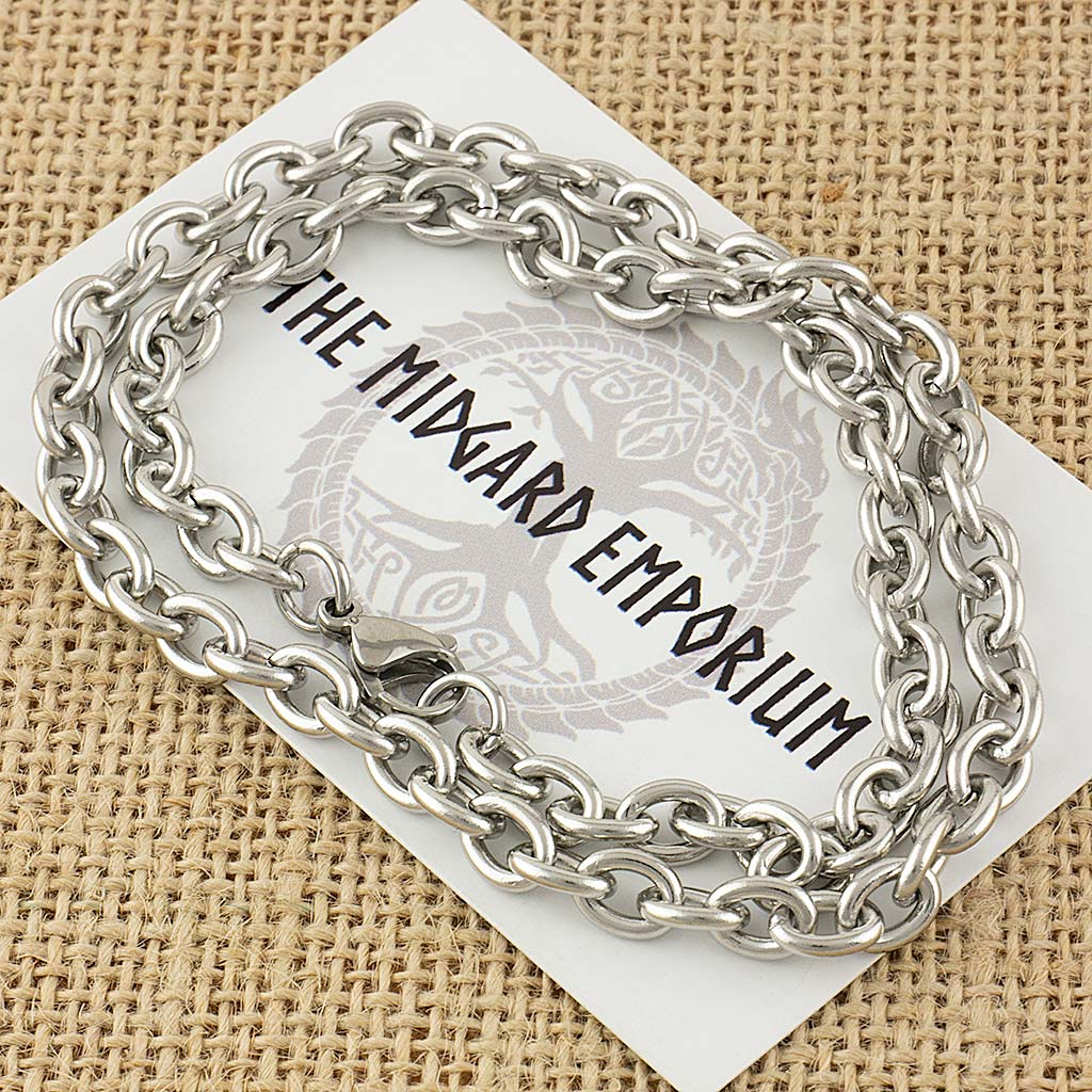 Stainless Steel Cable Chain Necklace