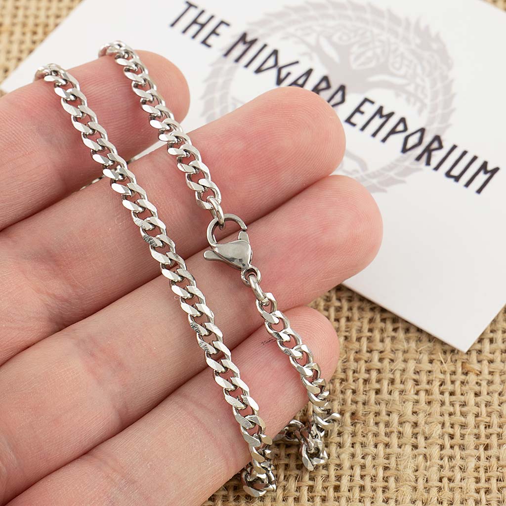 Stainless Steel Cuban Chain Necklace