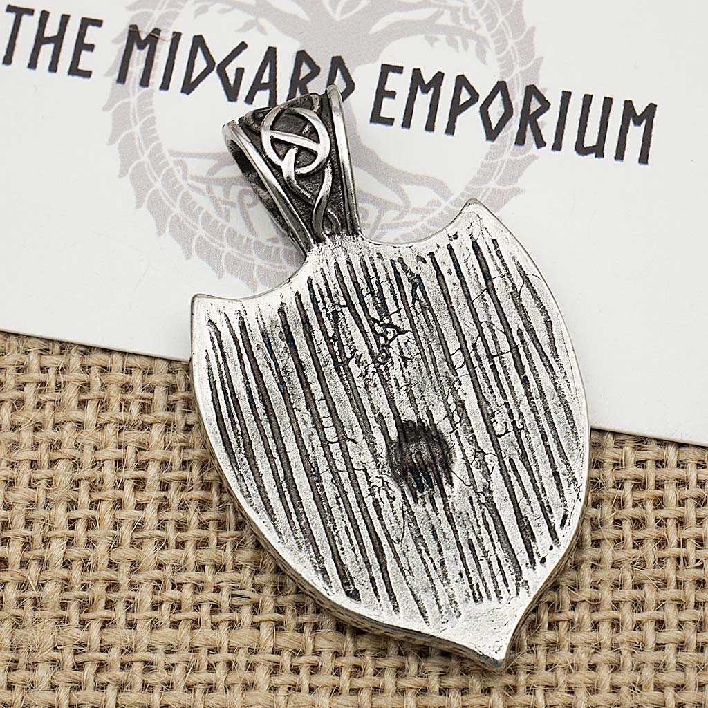 Stainless Steel Viking Stag Necklace - The Midgard Emporium