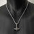 Stainless Steel Viking Wolf Thors Hammer Necklace