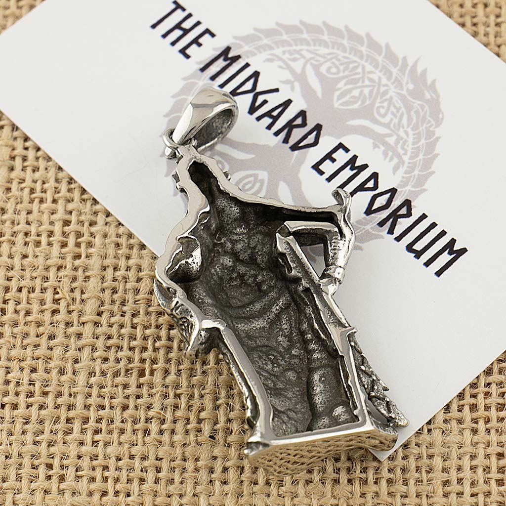 Stainless Steel Guan Yu Three Kingdoms Necklace