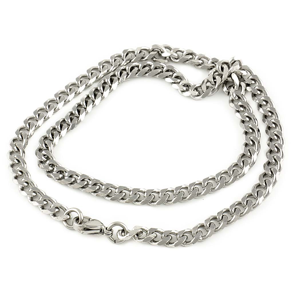 Stainless Steel Cuban Chain Necklace