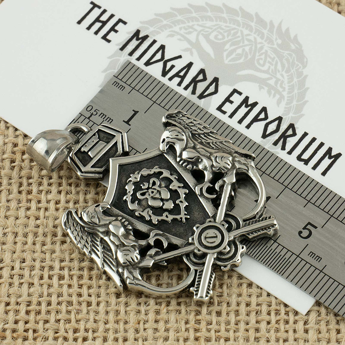 World of Warcraft Alliance Crest Pendant - The Midgard Emporium