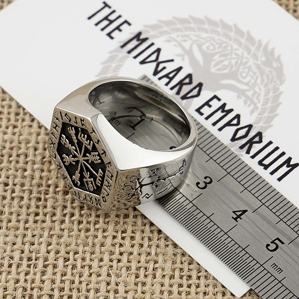 Stainless steel on sale viking rings